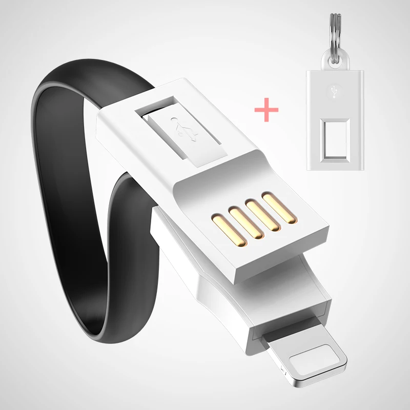 FLOVEME брелок usb кабель для мобильного телефона зарядки Тип usb c кабель для iPhone XS 7 Plus Портативный зарядки синхронизации данных Шнур для зарядки телефона