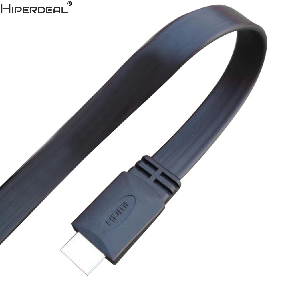 HIPERDEAL Высокое скорость 0,3 м 1.4a HDMI к плоский кабель HDMI 1,4 в 1080 P HD Ethernet 3D для HDTV Oct30 HW