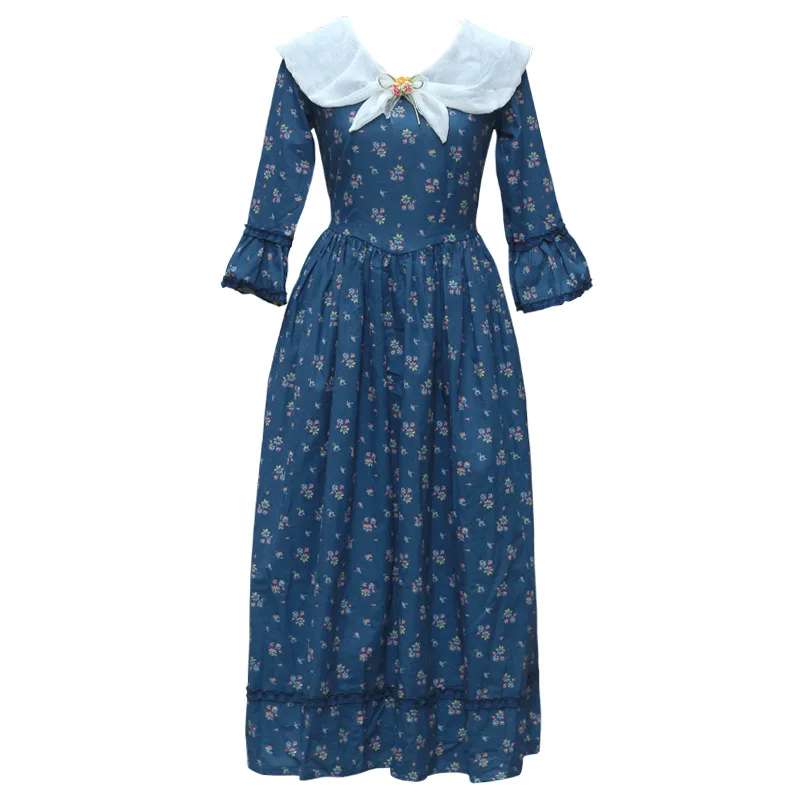 2018 весна женское платье Винтаж Ретро французский стиль Элегантный Питер Пэн