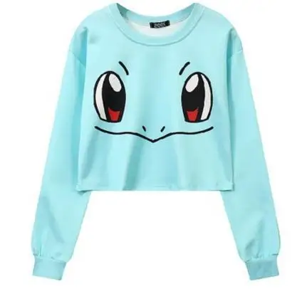 G Harajuku 3D принт Poke mon Pika chu Pokeball Charmander Togepi Jigglypuff Squirtle толстовки модные толстовки с длинными рукавами Топы - Цвет: G