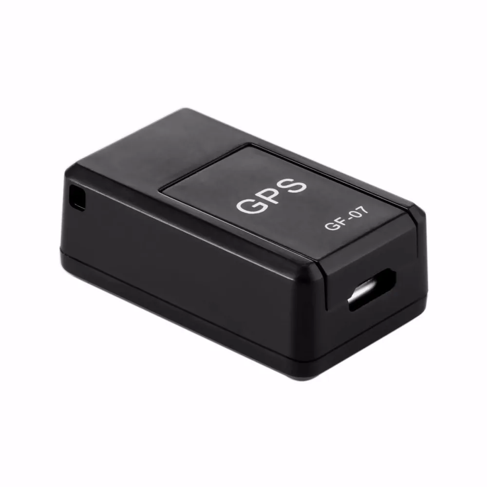 Черный Новинка, мини gps трекер, автомобильный GSM gps GF07, отслеживающий локатор, GF-07, трекер, сигнализация, Звуковой Монитор, голосовая запись, отслеживание в реальном времени - Цвет: Черный
