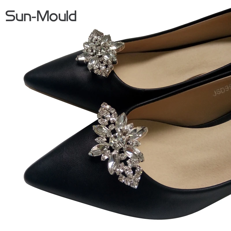 Зажимы для обуви декоративный магазин аксессуары зажим хрустальный