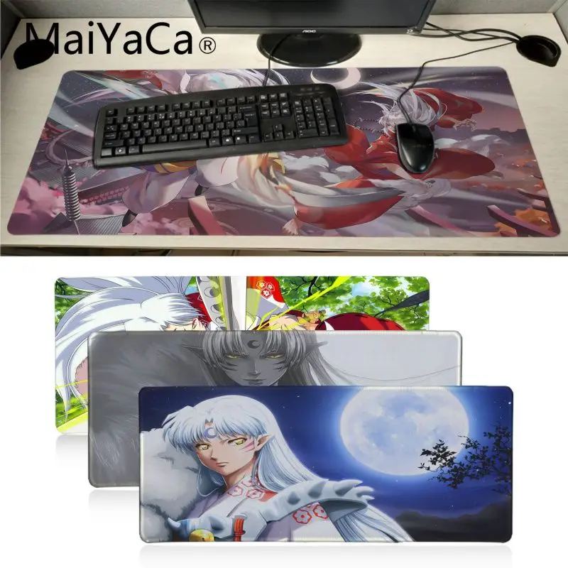 

Maiyaca New inuyasha mouse pad gamer play mats Gaming Mouse Pad Gamer Game Mouse pad Anime Mousepad mat Speed Version