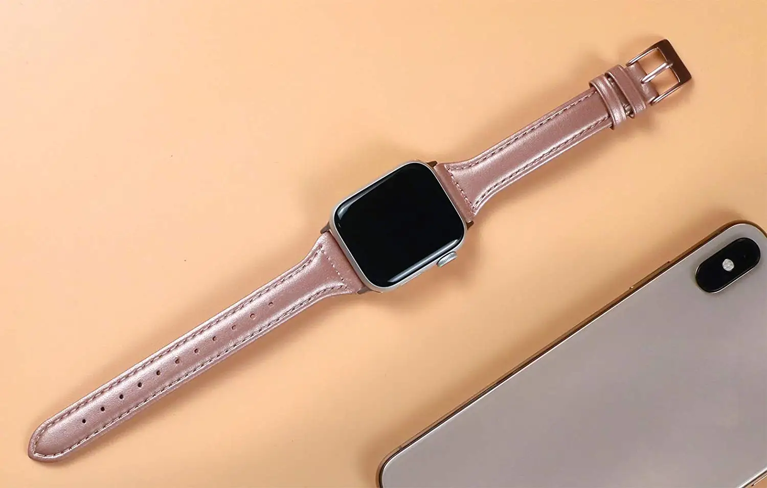 Кожаный ремешок для Apple Watch 38 мм 40 мм 42 мм 44 мм, Apple сменный ремешок для наручных часов Ремешок Браслет для iwatch Series 4 3 2 1