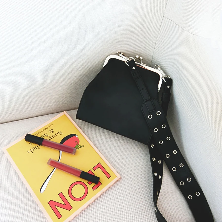 Повседневные однотонные сумки через плечо из крокодиловой кожи маленькая