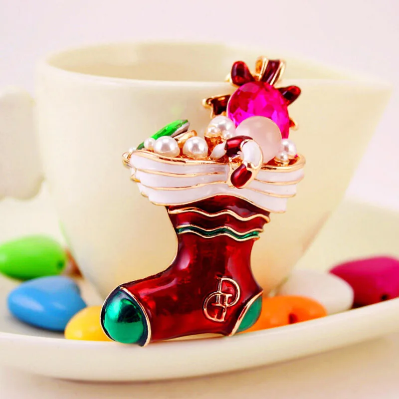 Новые творческие Новогодние товары Чулки для женщин Дизайн брелок модные