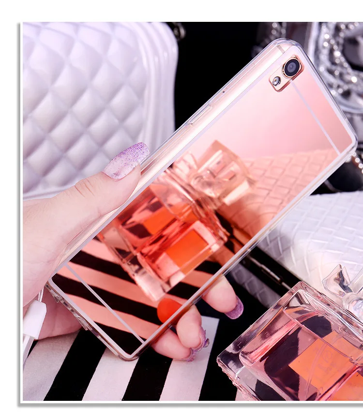 Zagter ТПУ зеркальный чехол для Oppo F5 F3 R11 F1 R11S Plus R7 R7S R9S A83 A77 A79 A71 A51 A31 A35 A37 задняя крышка