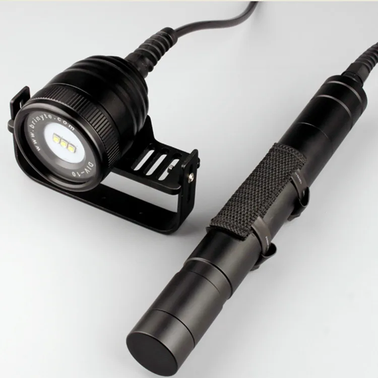 NITESUN DIV10V фонарик для дайвинга 3* CREE XM-L2 U4 светодиоды max 3000лм угол луча 150 м водонепроницаемый фонарик для дайвинга+ зарядное устройство