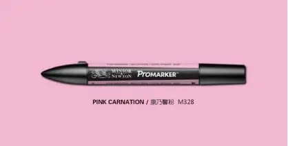 Winsor& Newton Promarker двухконцевые графические Маркеры цвета кожи - Цвет: pink carnation