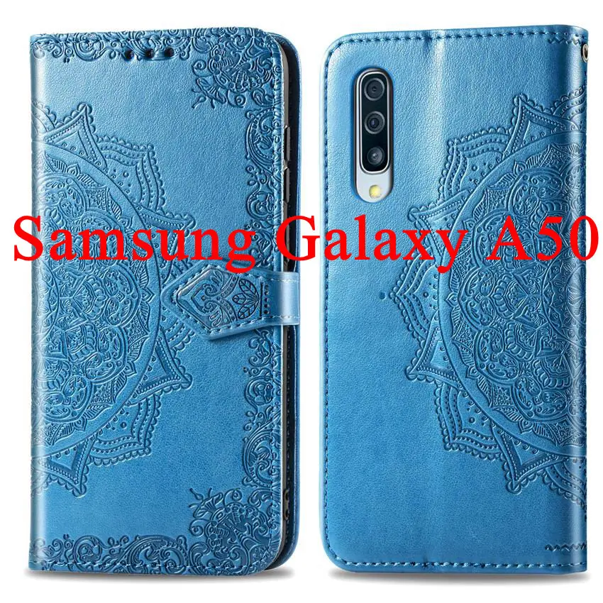 Чехол для Samsung Galaxy a10 A30 A40 A50 A70 кожаный чехол телефона с полным покрытием Защитная
