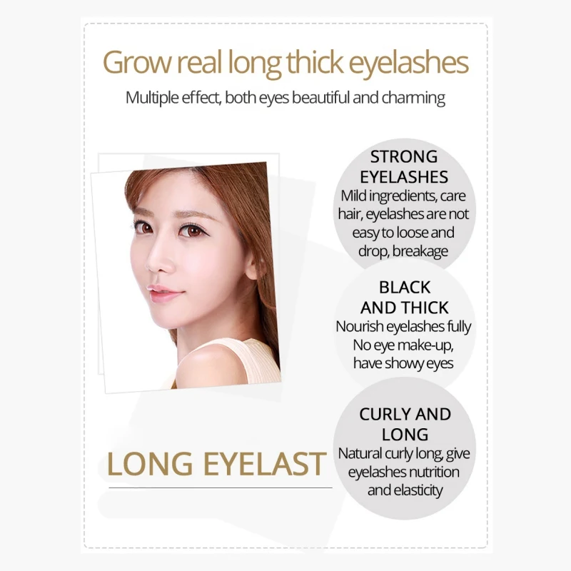 7 мл натуральный рост ресниц питательный жидкий ресницы и корректор бровей