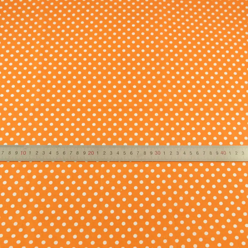 Оранжевая печатная белая точка дизайнерская стандартная домашняя текстильная