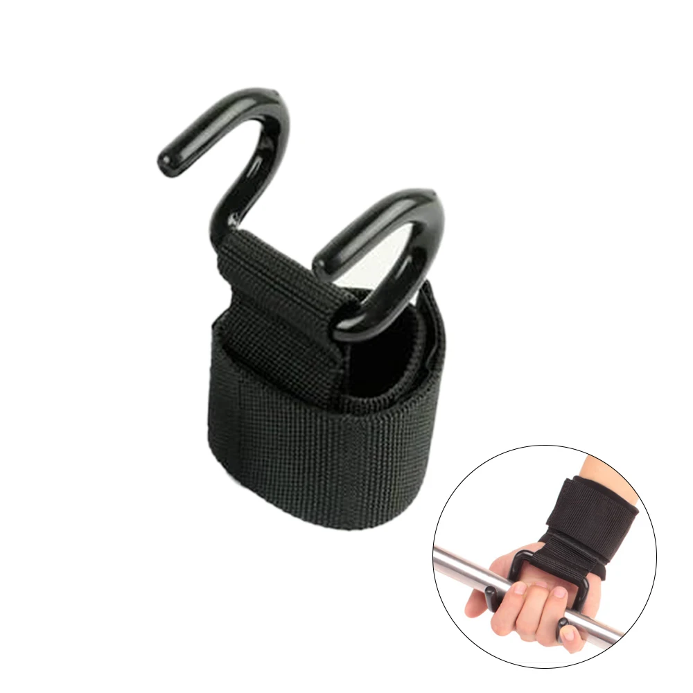 1/2 шт. Регулируемый крюк для занятий тяжелой атлетикой силовых тренировок черные