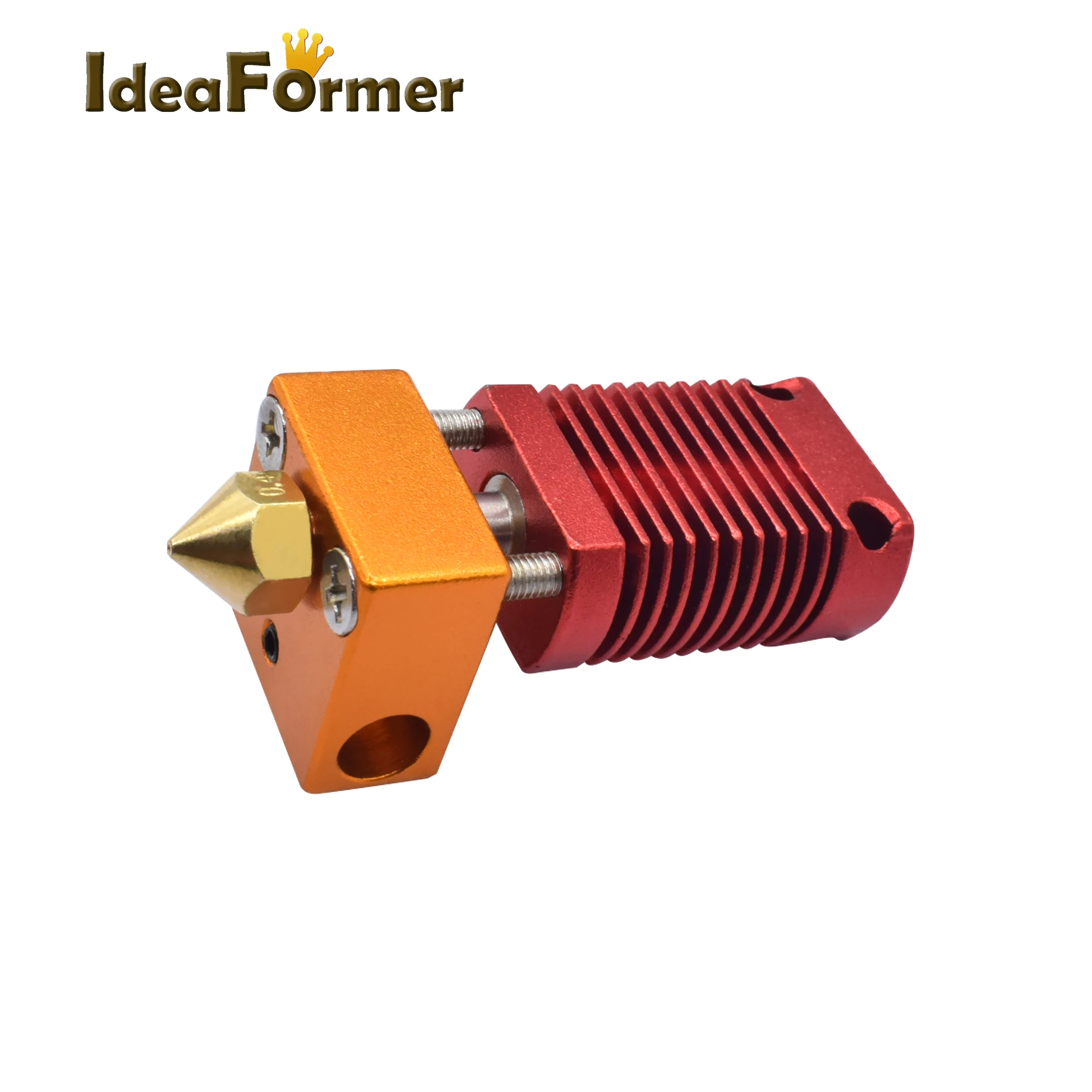 3D-принтеры Запчасти CR10 Hotend экструдер комплект 12 V/24 V для Ender-3 CR10 принтера 1,75 мм 0,4 мм сопло Алюминий с подогревом блок Запчасти