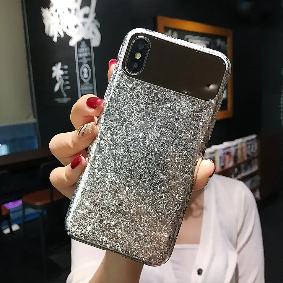 Лед Зеркало все включено жесткий чехол для телефона iphone 6 S 7 8 Plus Drop-доказательство