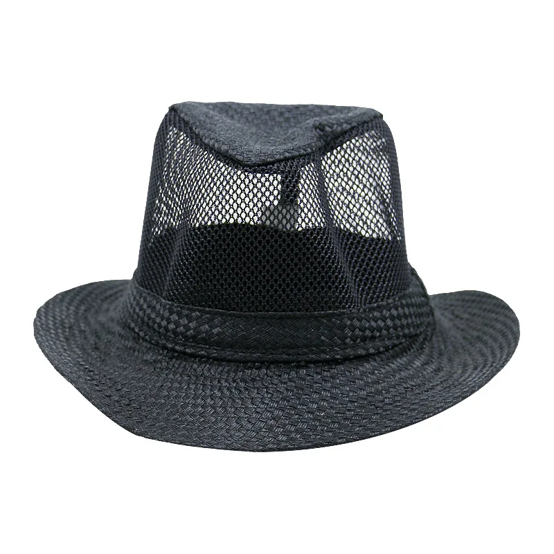 Шляпа мужская сетчатая Соломенная Панама в стиле унисекс дышащая модная