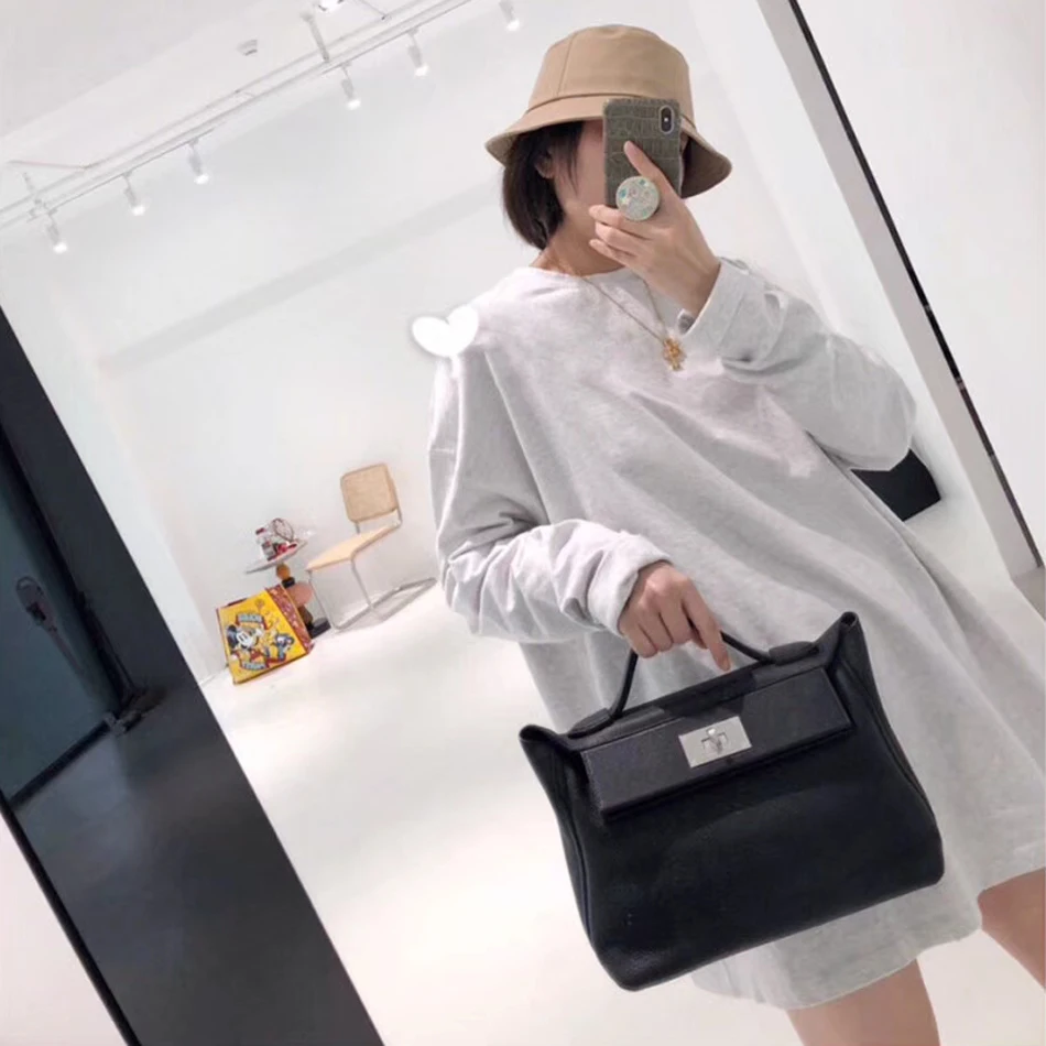 Сумки с верхней ручкой 2019 новая женская сумка высшего качества натуральная