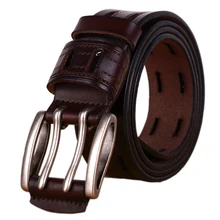 2019 Hot Brand Design Pin Buckle Belts of Men Top Genuine Leather Strap Belt Mens Classic Jeans Male Pants Belt Luxury Cintos