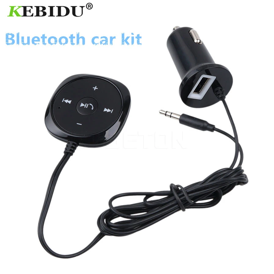 Bluetooth автомобильный комплект KEBIDU MP3 плеер 3 5 мм AUX аудио адаптер A2DP музыкальный