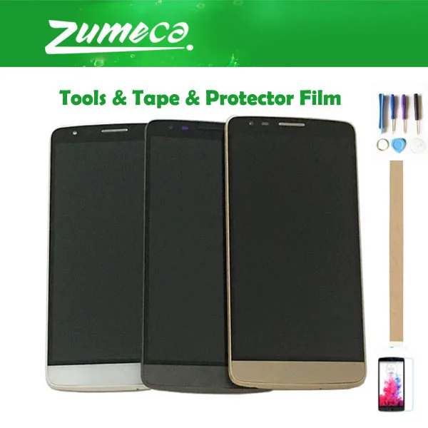 Без/с рамкой 5 &quotдля LG G3 Stylus D690 D690n ЖК-дисплей экран + сенсорный дигитайзер белый