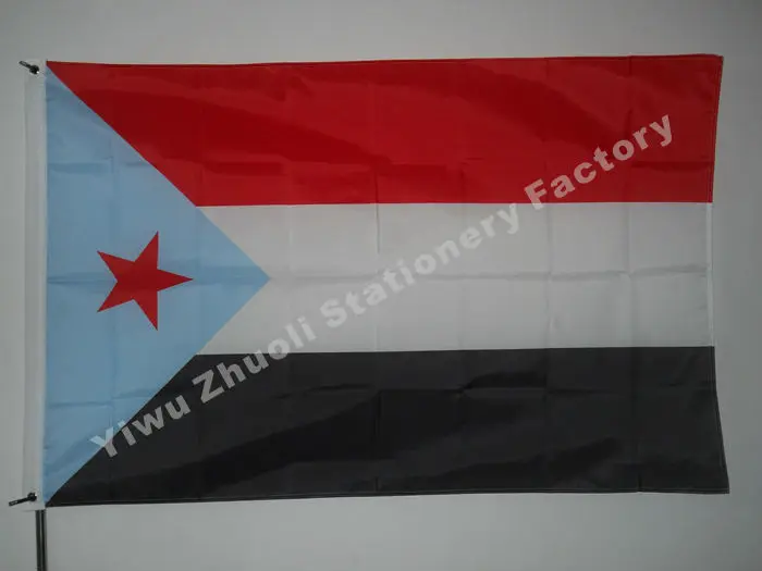 South Yemen Flag 3X5FT 90X150CM 100D Polyester Double Stitched High Quality Banner 60X90CM Ensign Free Shipping | Дом и сад
