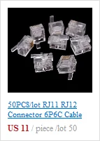 DIY 6 жильный кабель 6P6C Кабельный разъем RJ12 кристаллическая Головка Разъем обжимные плоскогубцы NXT EV3 робот игрушка кабель для передачи данных