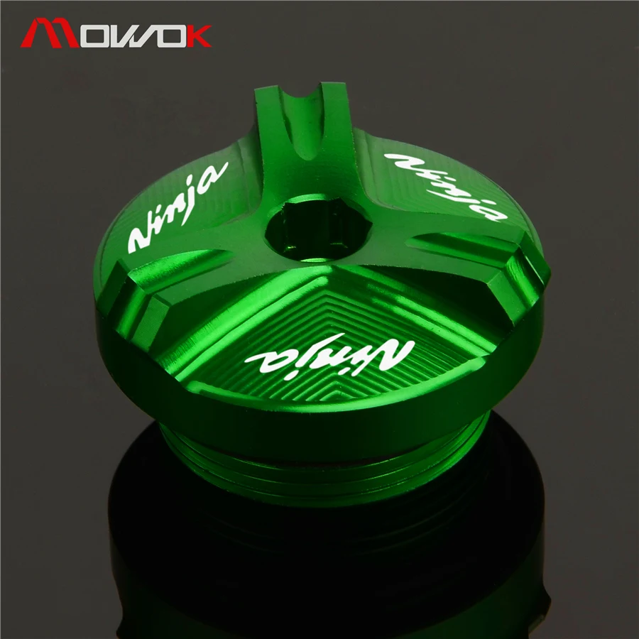 Для Kawasaki Ninja 250R 300 500R 600R 750R ZX10 ZX11 ZX12R ZX6R ZX9R ZX14R Z750 Z1000 VN900 мотоцикла CNC масло наполнитель Кепки штепсельной вилки