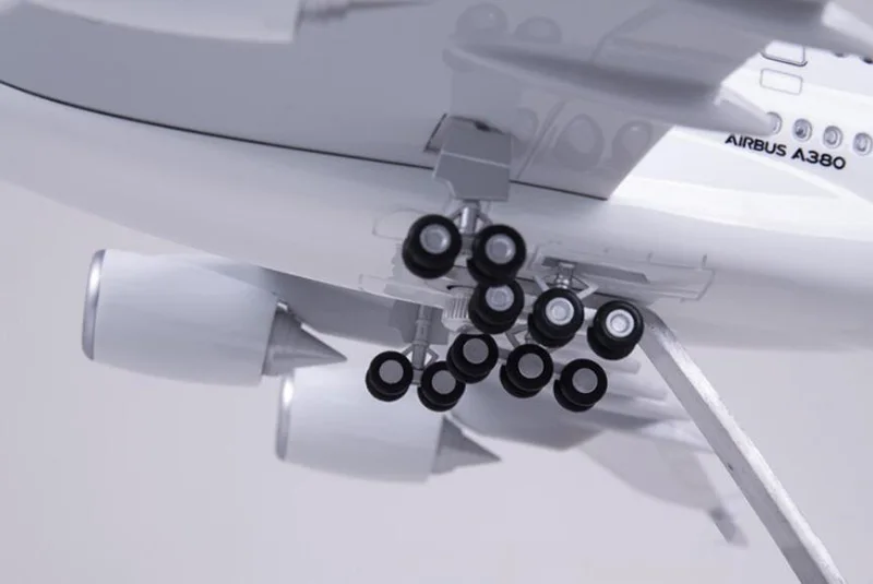 1/160 масштаб 50,5 см самолет Airbus A380 QANTAS авиакомпания Модель W светильник и колесо литой пластик Смола самолет для сбора подарков