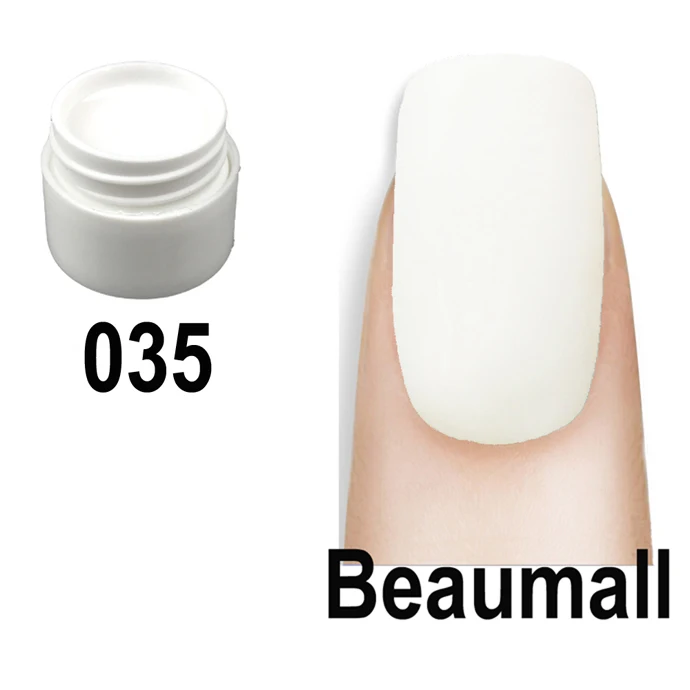 Beaumall сладкие конфеты 36 цветов! 5 мл в горшке чистые цвета УФ-гель для дизайна ногтей для маникюра ногтей Padicure DIY - Цвет: 35