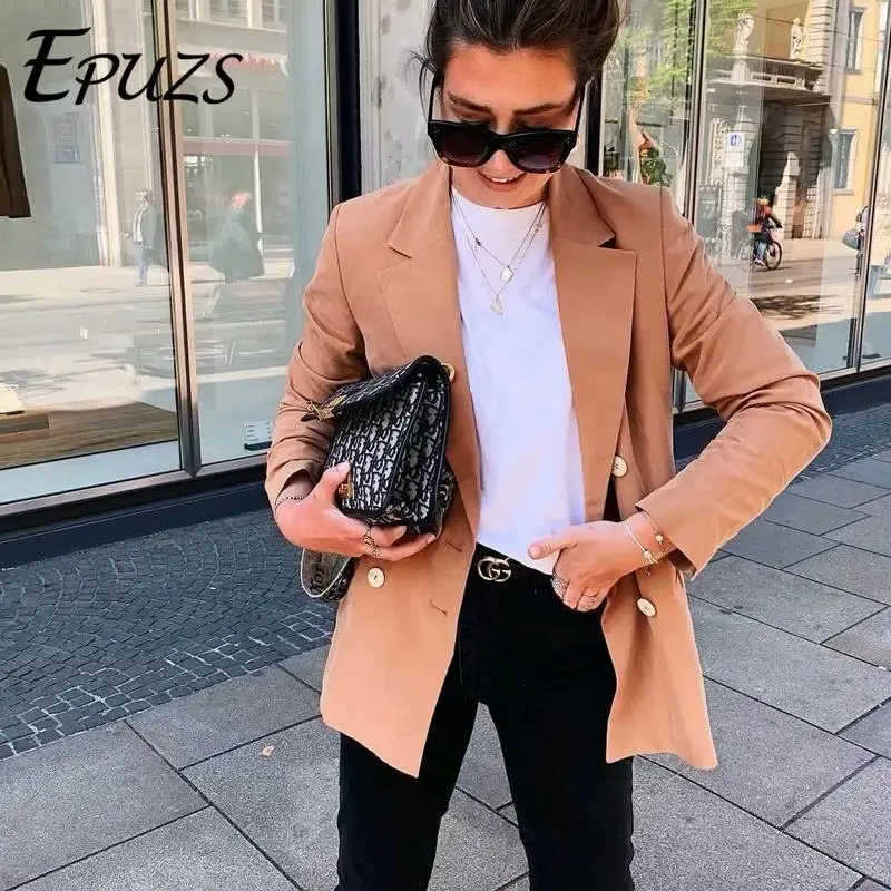 Женский блейзер винтажная ветровка с длинным рукавом 2019|Женские пиджаки| |