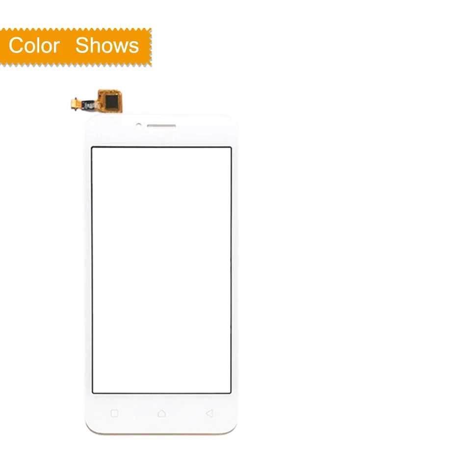 white no gift Для lenovo Vibe B A2016a40 A2016 сенсорный экран дигитайзер Сенсорная панель сенсор передняя внешняя стеклянная линза VIBE B сенсорный экран - Цвет: white no gift