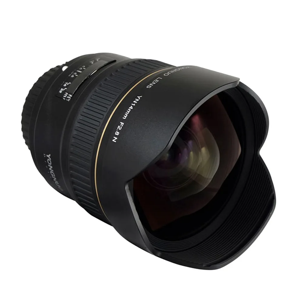 Объектив Yongnuo YN14mm F2.8 AF MF Сверхширокий объектив Anglr Prime для камеры Canon 5D Mark III IV 6D 700D 80D