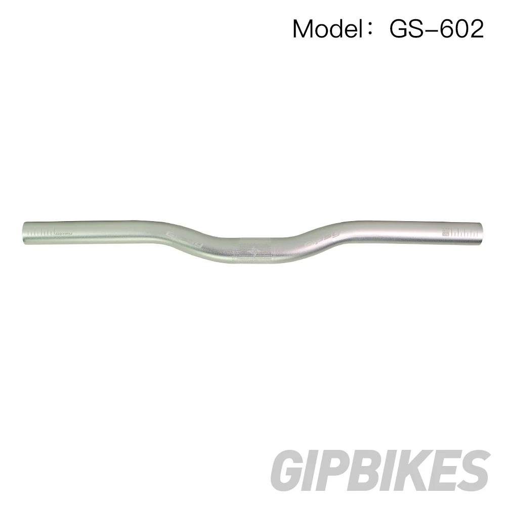 Silver GIPSY GS-602 2018new руль велосипеда из алюминиевого сплава 20 мм 8 цветов 125 г детские велосипеды подходит для спорта и соревнований - Цвет: Silver