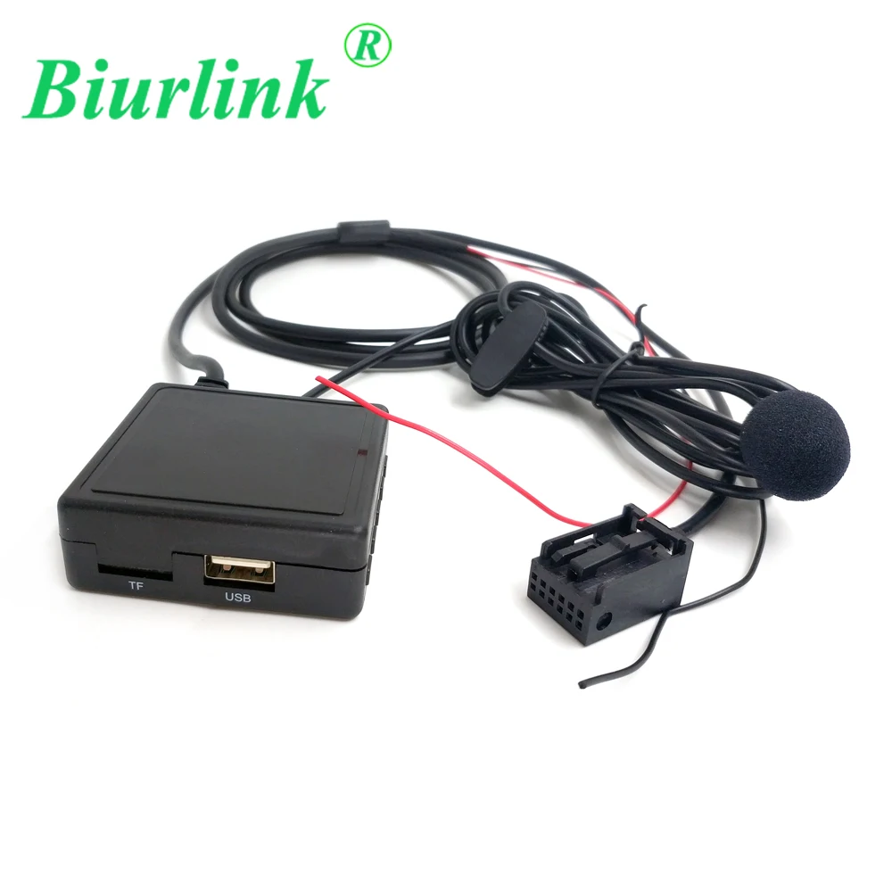 Микрофон Biurlink с микрофоном громкой связи USB Bluetooth музыкальный аудиоприемник