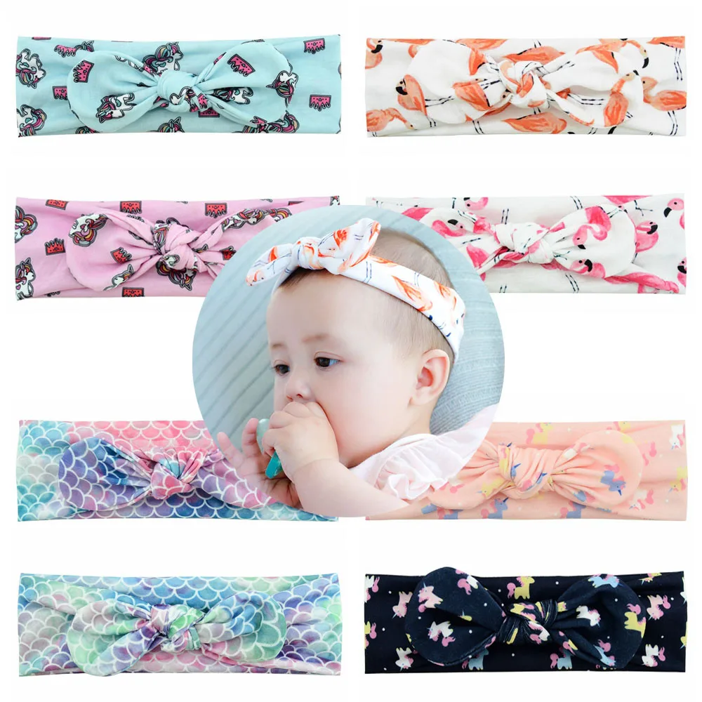 1 шт. модные резинки для волос с единорогом фламинго русалочкой рыбная чешуя