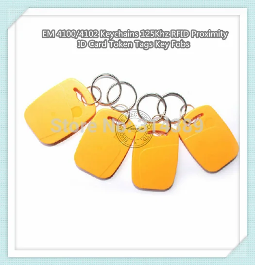 50 шт. EM 4100/4102 Брелки 125 кГц RFID идентификационные карты маркеры брелоки |