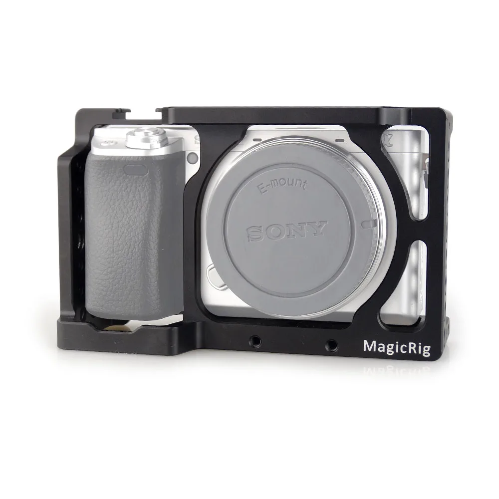 MAGICRIG клетка для камеры стабилизатор для sony A6400/A6000/A6300/A6500/ILCE-6500/NEX7 DSLR клетка крепление микрофона монитор-501