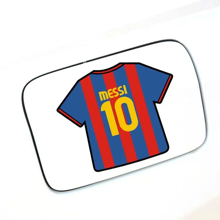 Месси 10 мяч одежда наклейки персонализированные футбольные топливный бак задняя