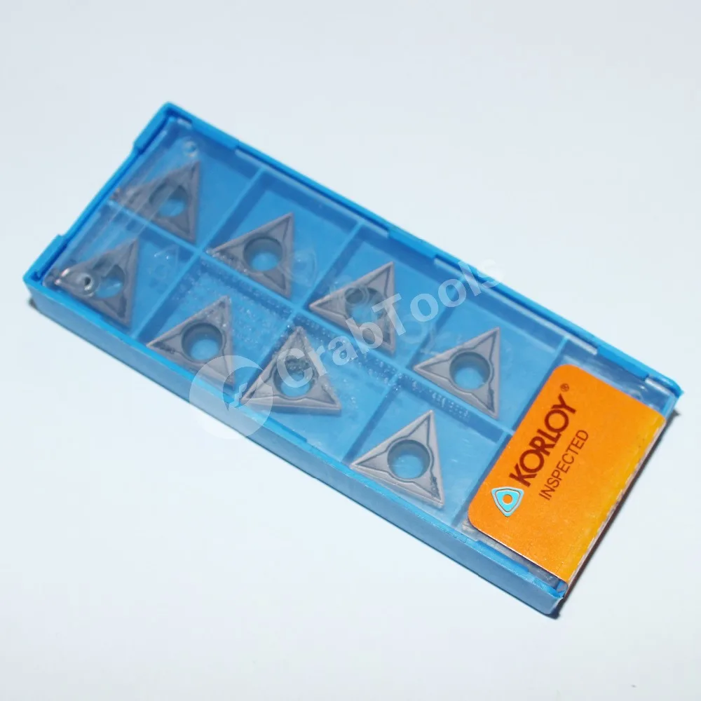 Краб инструменты KORLOY 10 шт. TCMT16T304 C25 PC9030 для металлорежущих токарных стаков