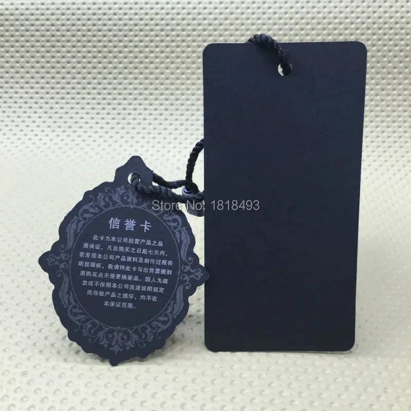 Изготовленные на заказ черные матовые ламинированные картонные