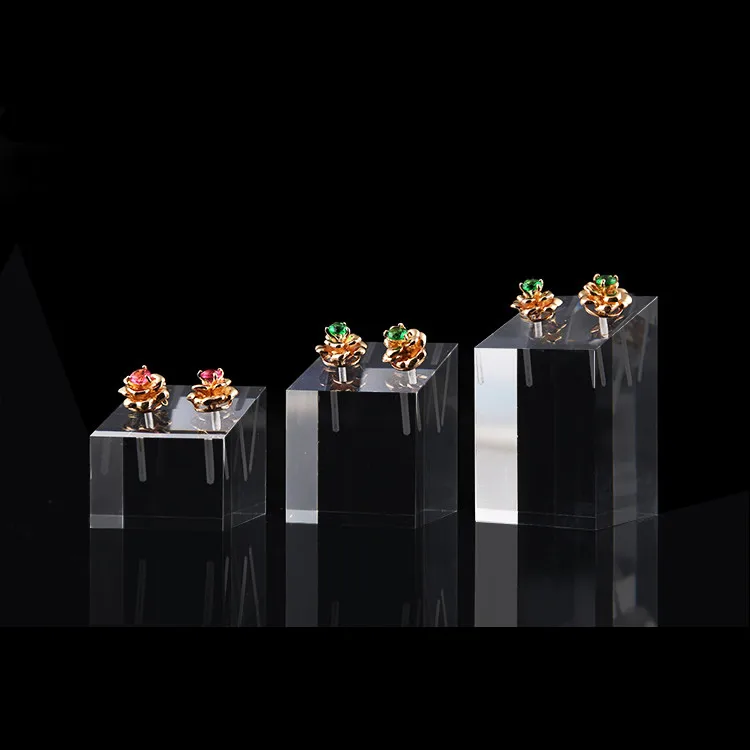 Новый модный прозрачный акриловый держатель для сережек стенд ювелирных изделий