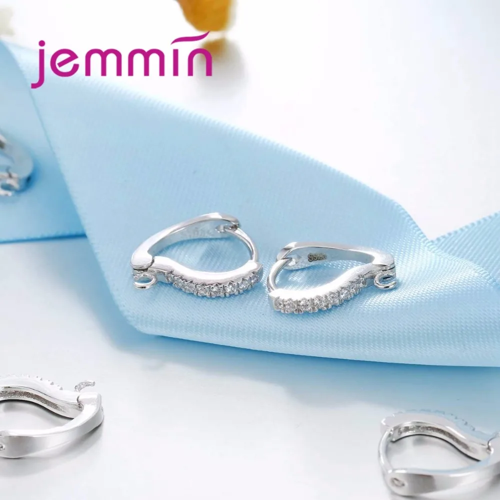 Уникальная фурнитура для сережек из серебра 925 пробы ювелирных изделий своими