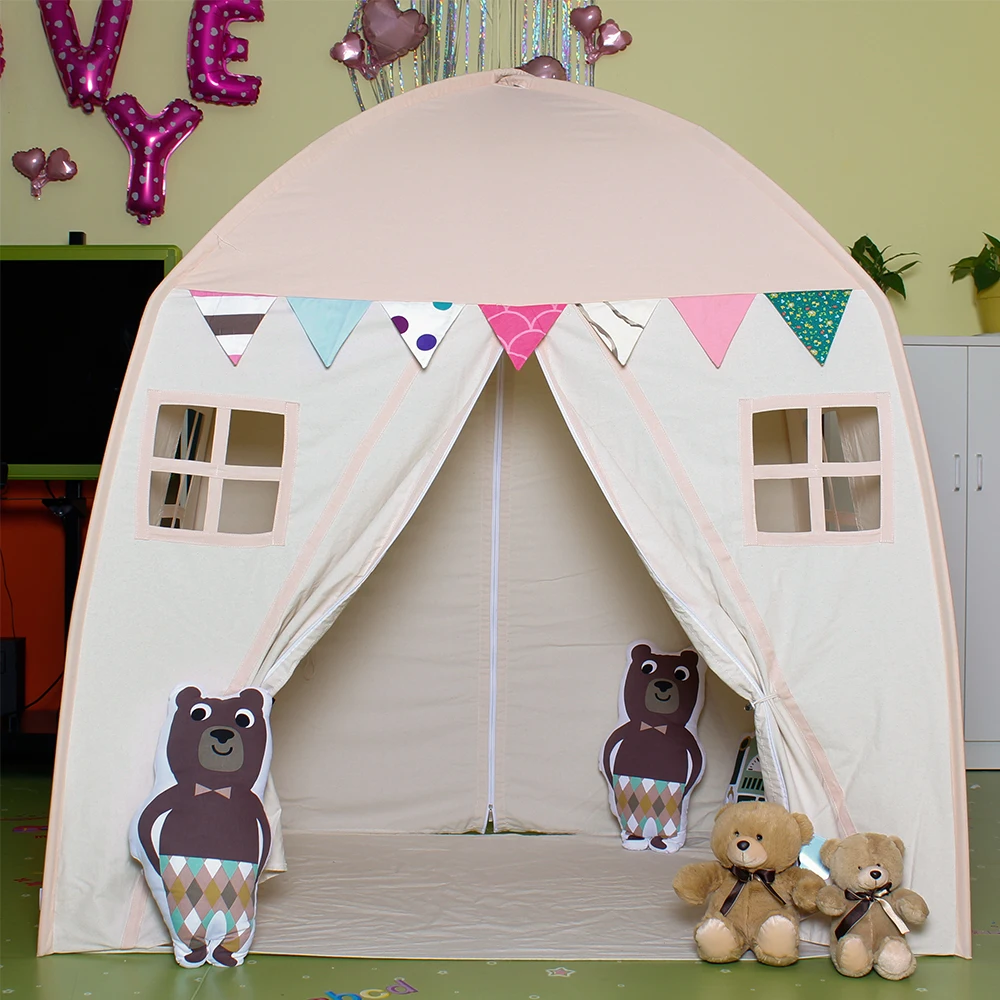 Игровой домик для детской комнаты большая просторная детская вигвам переносной