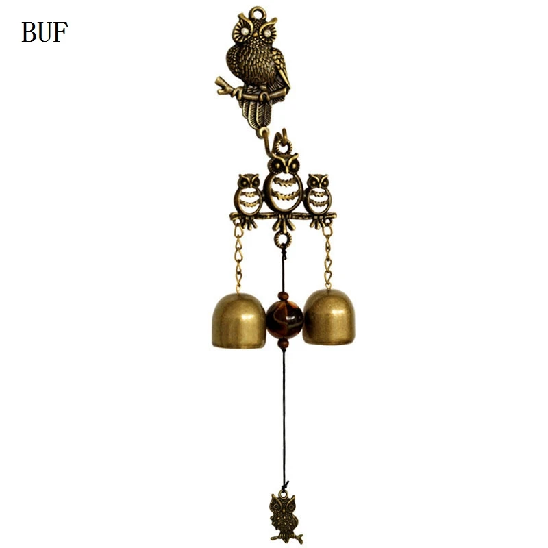 Медные ветряные колокольчики в виде совы BUF античный домашний декор роскошное