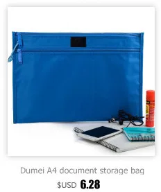 Dumei A4 двухслойная ткань Оксфорд файл документа мешок файла Pocket Office школьных принадлежностей в выборе цвета NF-133