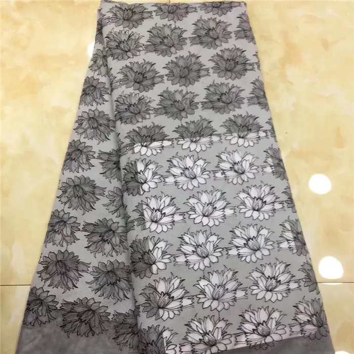 Elegant party dress material African mesh cloth French net lace fabric PDN123(5yards/lot) many color | Дом и сад