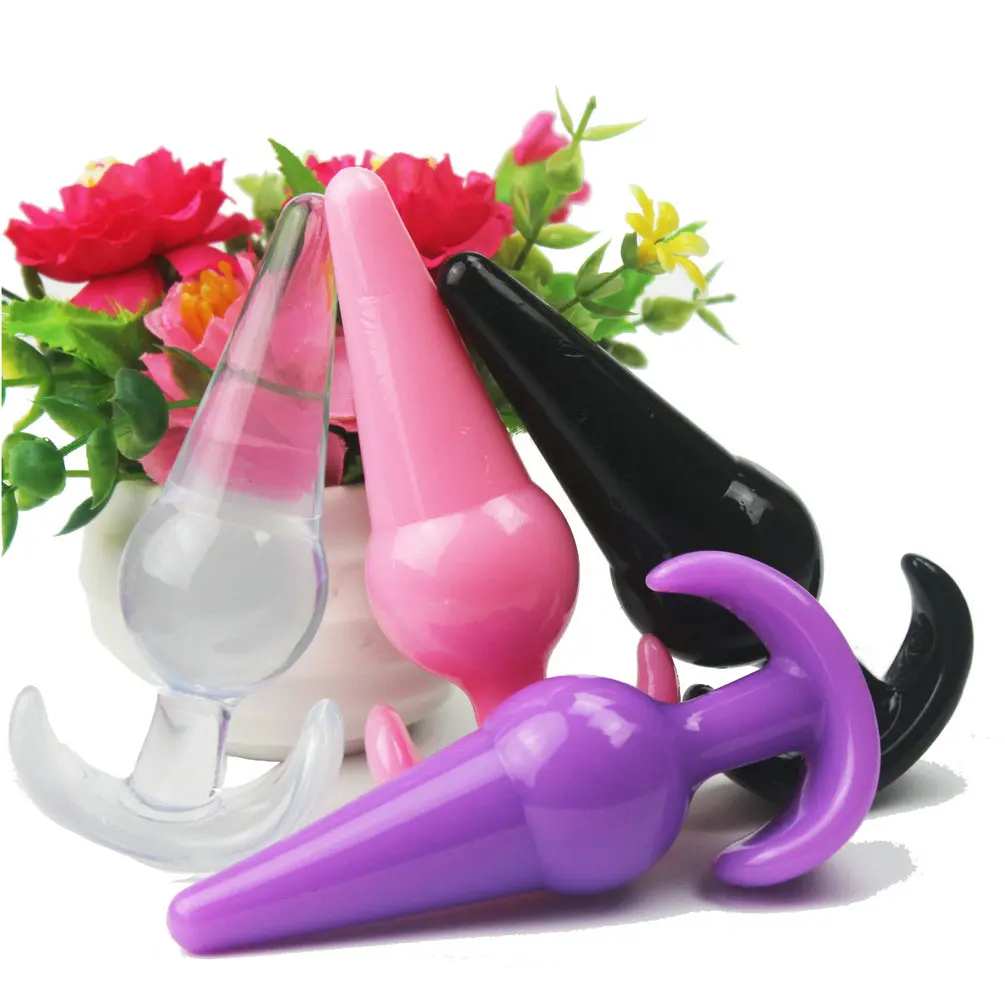 Большая Анальная пробка с кристаллами розовый сексуальный якорь огромная