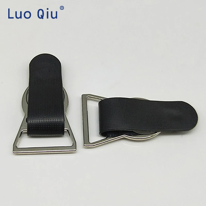 

Belt clip Clip chupete metal Metal+Plastic Garter Clips Removable buckle Garment Accessories Stockings clip 50 pcs/lot 20mm