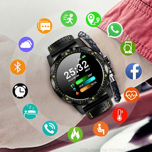 Спортивные мужские часы Топ бренд роскошные наручные IP68 Водонепроницаемые