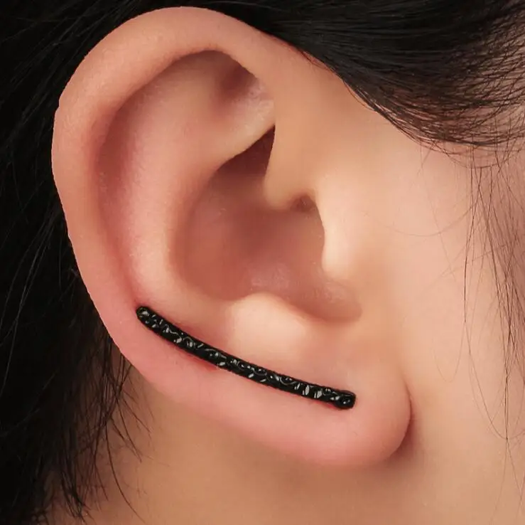 Кафф серьги для Женская Сережка на серьги boucle d'oreille Буле металлический earcuff Готический манжеты ухо клип серьги